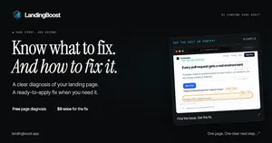 LandingBoost: Find the First Edit Before More Traffic