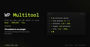 WP Multitool — The Only WordPress Optimization Plugin You Need