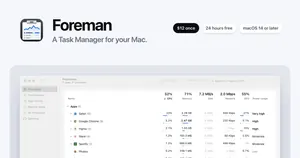 Foreman: Task Manager for your Mac
